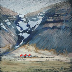 Исландия. Красный Iceland. Red 32×31. 2014