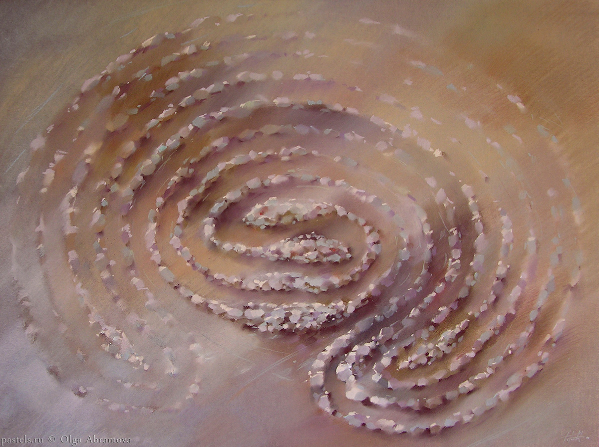 Labyrinth. The transition 80x100. 2005