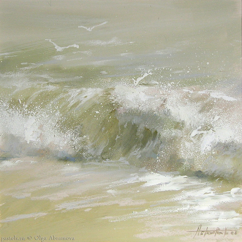 Сold waters of Normandy 53x53. 2008