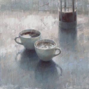 Black Coffee and With Milk 50x50cm. 2021