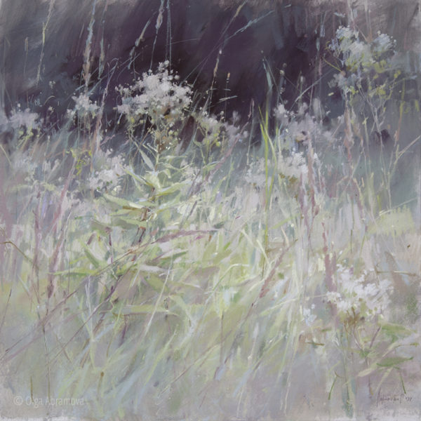 Fog in the lowlands 70x70cm. 2022