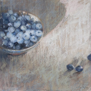 Blueberry and eucalyptus. Number 4 23x23cm. 2024